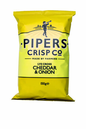 Pipers Crisp - cheddar et oignon
