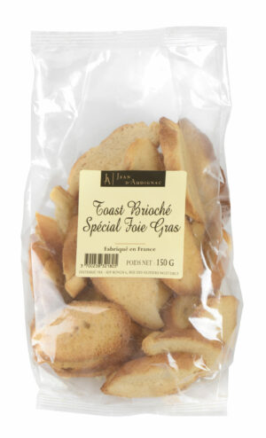 Toast brioché "spécial foie gras"